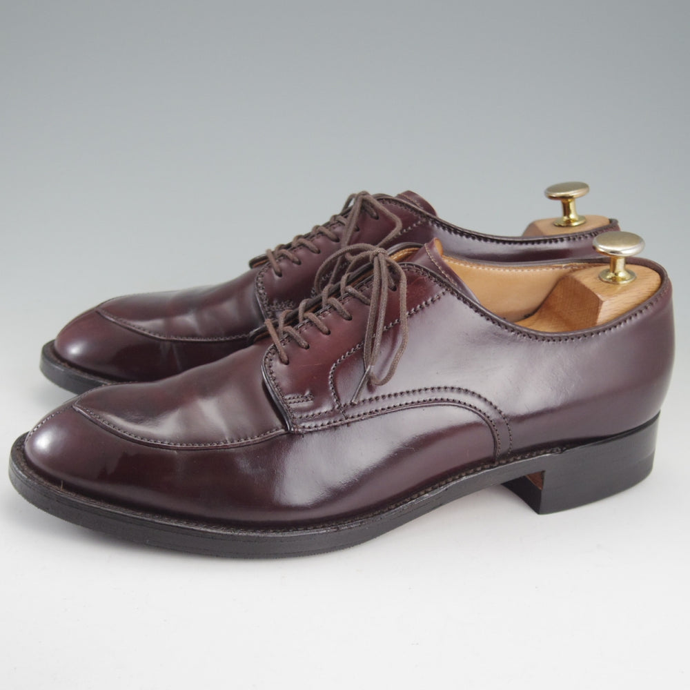 極上★オールデン 7.5D【定価￥217,800-★コードバン/モディファイドラスト/54321】Vチップ/#8/バーガンディー/赤茶/メンズ/ALDEN★o748