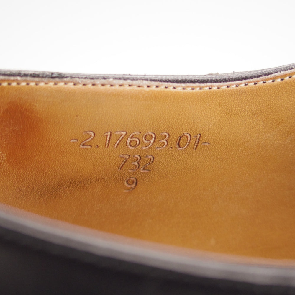 ★(スペイン製)カルミナ SIZE 9【定価￥94,600-★ストレートチップ/732】FORESTラスト/ボックスカーフ/黒/メンズ/CARMINA★o190