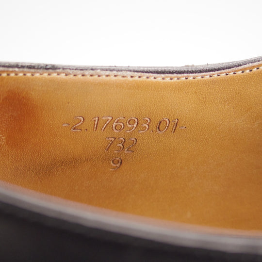 ★(スペイン製)カルミナ SIZE 9【定価￥94,600-★ストレートチップ/732】FORESTラスト/ボックスカーフ/黒/メンズ/CARMINA★o190