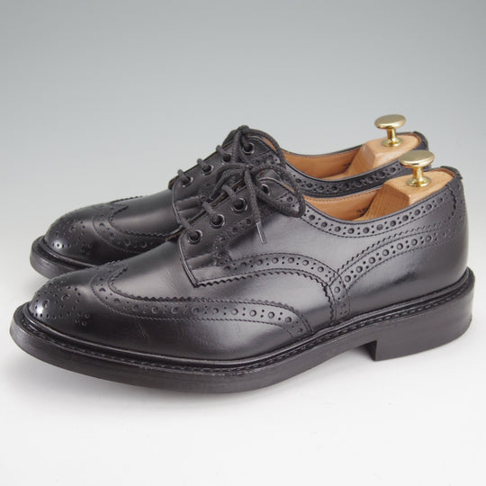 極上★トリッカーズ SIZE 7.5【定価￥132,000-★ダイナイトソール/BOURTON/バートン】5633/カントリーシューズ/黒/Tricker's★o191