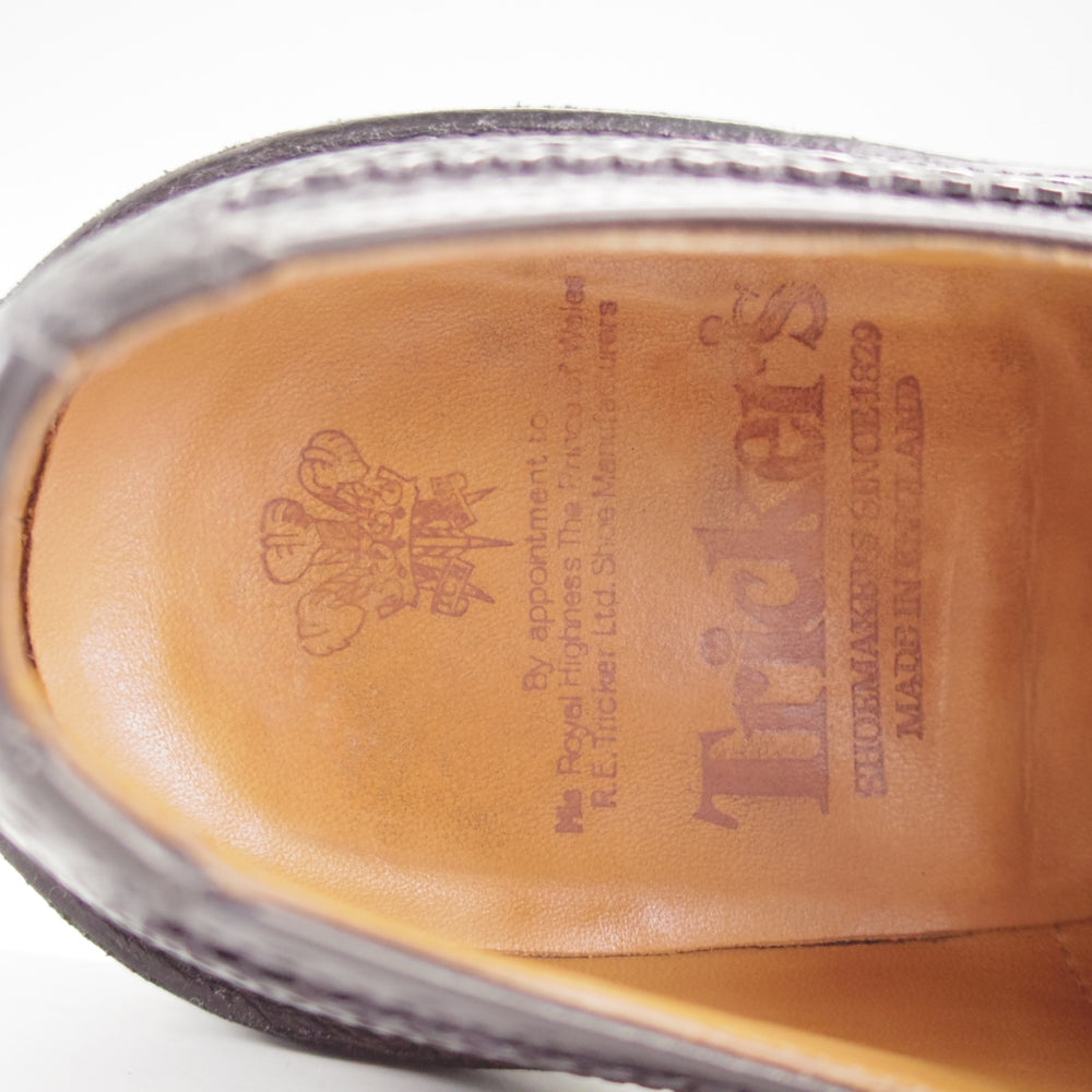 極上★トリッカーズ SIZE 7.5【定価￥132,000-★ダイナイトソール/BOURTON/バートン】5633/カントリーシューズ/黒/Tricker's★o191