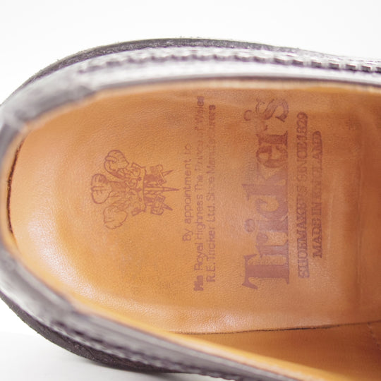 極上★トリッカーズ SIZE 7.5【定価￥132,000-★ダイナイトソール/BOURTON/バートン】5633/カントリーシューズ/黒/Tricker's★o191