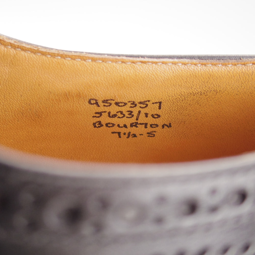 極上★トリッカーズ SIZE 7.5【定価￥132,000-★ダイナイトソール/BOURTON/バートン】5633/カントリーシューズ/黒/Tricker's★o191