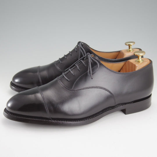 極上★クロケット&ジョーンズ 8E【定価￥148,500-★ハンドグレードライン/WHITEHALL】ストレートチップ/330ラスト/カーフ/黒/メンズ★o192