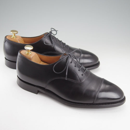 極上★クロケット&ジョーンズ 8E【定価￥148,500-★ハンドグレードライン/WHITEHALL】ストレートチップ/330ラスト/カーフ/黒/メンズ★o192