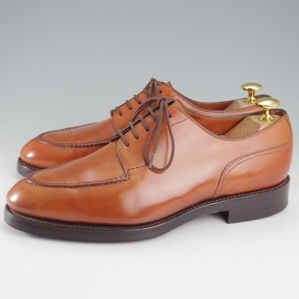 ★エドワードグリーン 5.5E【現行定価￥324,500-★DOVER/ドーバー】202ラスト/スキンステッチ/Uチップ/茶/メンズ/EDWARD GREEN★o750