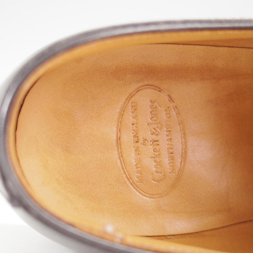 極上★クロケット&ジョーンズ 8E【定価￥148,500-★ハンドグレードライン/WHITEHALL】ストレートチップ/330ラスト/カーフ/黒/メンズ★o192