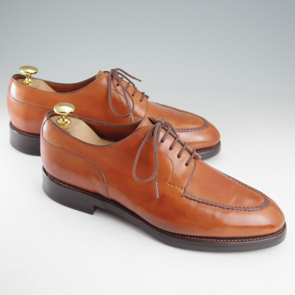 ★エドワードグリーン 5.5E【現行定価￥324,500-★DOVER/ドーバー】202ラスト/スキンステッチ/Uチップ/茶/メンズ/EDWARD GREEN★o750