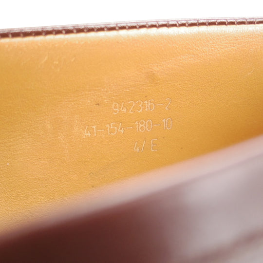 極上★J.M.ウエストン 4.5E【定価￥156,200-★180/コインローファー】41ラスト/ボックスカーフ/濃茶/メンズ/Weston/ウェストン★o193