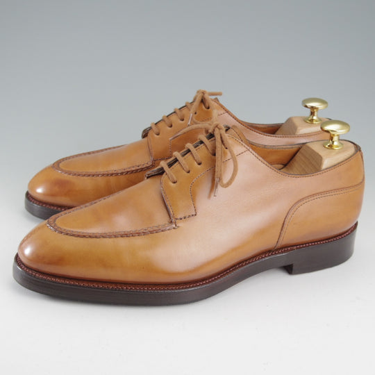 ★エドワードグリーン 5.5E【現行定価￥324,500-★DOVER/ドーバー】202ラスト/スキンステッチ/Uチップ/薄茶/EDWARD GREEN★o751