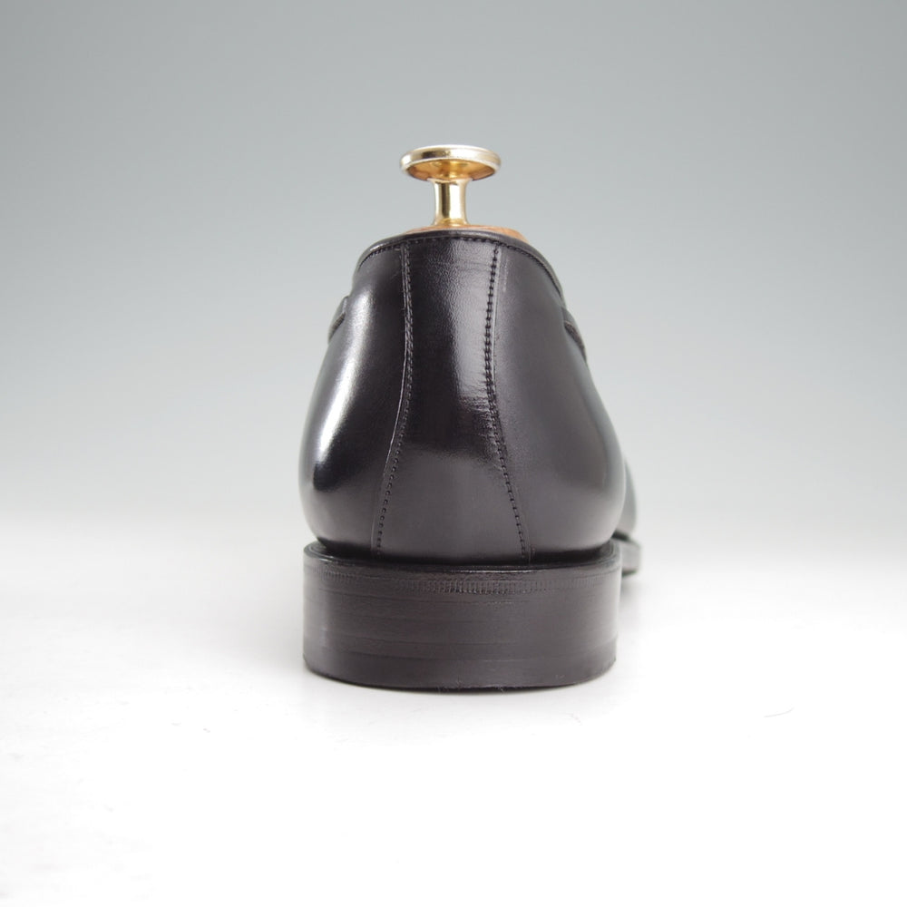 美品★(スペイン製)カルミナ SIZE 9【定価￥94,600-★タッセルローファー/80367】FORESTラスト/ボックスカーフ/黒/メンズ/CARMINA★o194