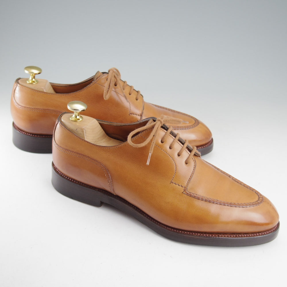 ★エドワードグリーン 5.5E【現行定価￥324,500-★DOVER/ドーバー】202ラスト/スキンステッチ/Uチップ/薄茶/EDWARD GREEN★o751