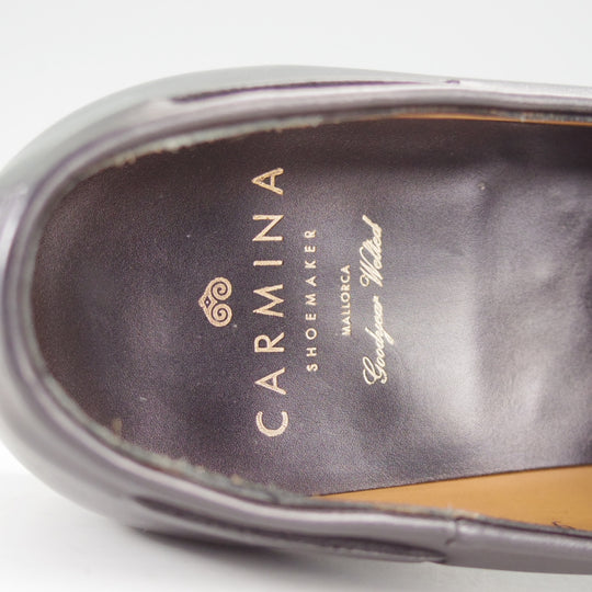 美品★(スペイン製)カルミナ SIZE 9【定価￥94,600-★タッセルローファー/80367】FORESTラスト/ボックスカーフ/黒/メンズ/CARMINA★o194