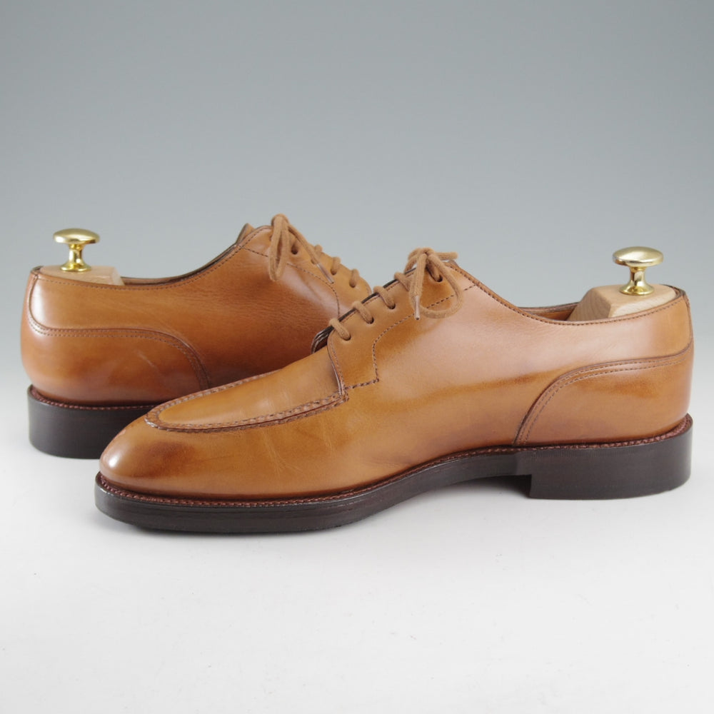 ★エドワードグリーン 5.5E【現行定価￥324,500-★DOVER/ドーバー】202ラスト/スキンステッチ/Uチップ/薄茶/EDWARD GREEN★o751