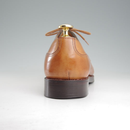 ★エドワードグリーン 5.5E【現行定価￥324,500-★DOVER/ドーバー】202ラスト/スキンステッチ/Uチップ/薄茶/EDWARD GREEN★o751