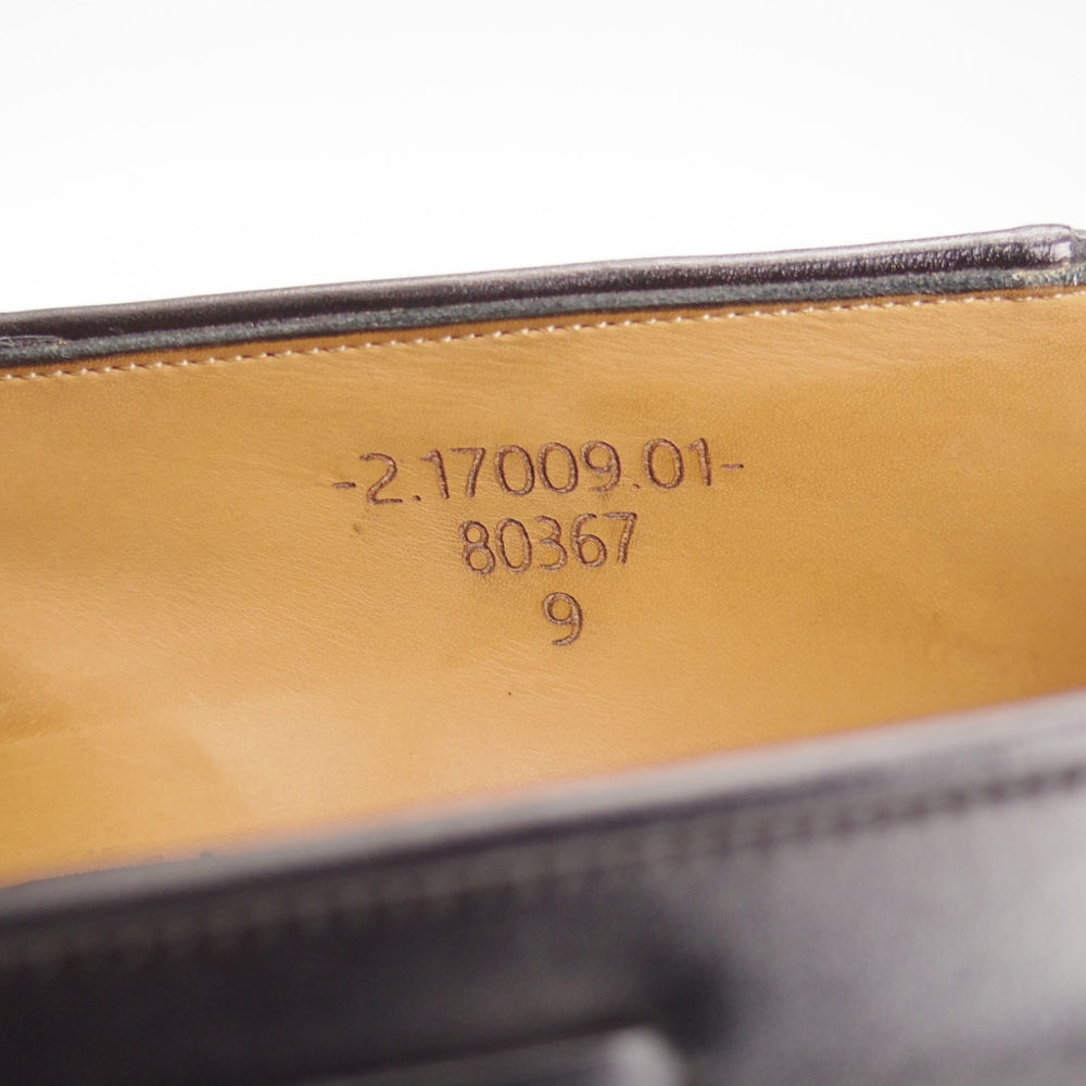 美品★(スペイン製)カルミナ SIZE 9【定価￥94,600-★タッセルローファー/80367】FORESTラスト/ボックスカーフ/黒/メンズ/CARMINA★o194