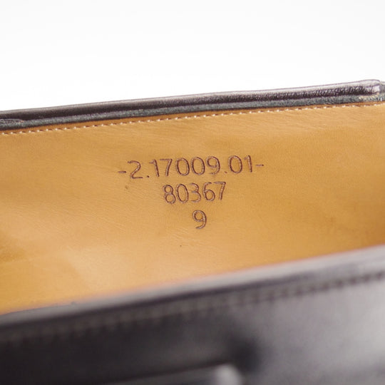 美品★(スペイン製)カルミナ SIZE 9【定価￥94,600-★タッセルローファー/80367】FORESTラスト/ボックスカーフ/黒/メンズ/CARMINA★o194