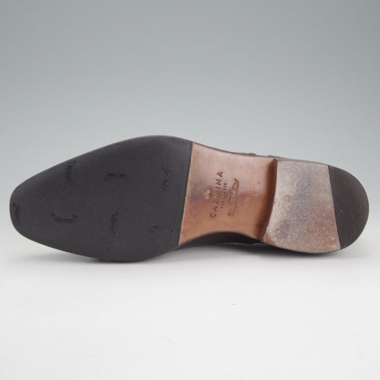 極上★(スペイン製)カルミナ SIZE 6.5【定価￥94,600-★純正シューツリー付/セミブローグ/10051】RAINラスト/濃茶/メンズ/CARMINA★p328