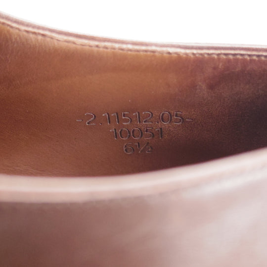 極上★(スペイン製)カルミナ SIZE 6.5【定価￥94,600-★純正シューツリー付/セミブローグ/10051】RAINラスト/濃茶/メンズ/CARMINA★p328