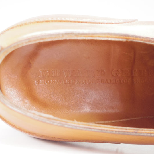 ★エドワードグリーン 5.5E【現行定価￥324,500-★DOVER/ドーバー】202ラスト/スキンステッチ/Uチップ/薄茶/EDWARD GREEN★o751