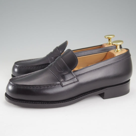 ほぼ未使用★J.M.ウエストン(レディース) 3C【定価￥156,200-★コインローファー/180】82ラスト/カーフ/黒/Weston/ウェストン★n706