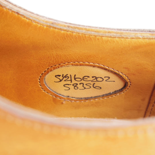 ★エドワードグリーン 5.5E【現行定価￥324,500-★DOVER/ドーバー】202ラスト/スキンステッチ/Uチップ/薄茶/EDWARD GREEN★o751