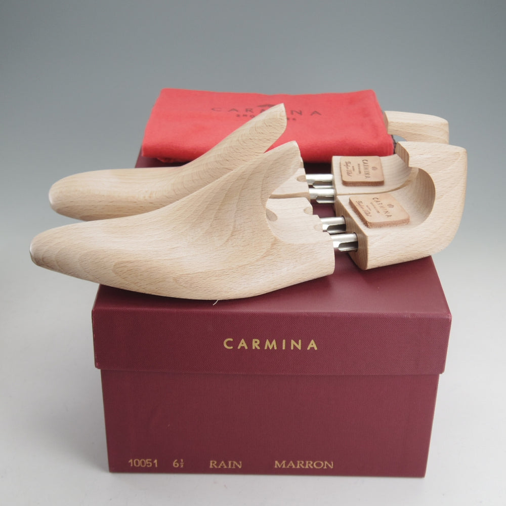 極上★(スペイン製)カルミナ SIZE 6.5【定価￥94,600-★純正シューツリー付/セミブローグ/10051】RAINラスト/濃茶/メンズ/CARMINA★p328