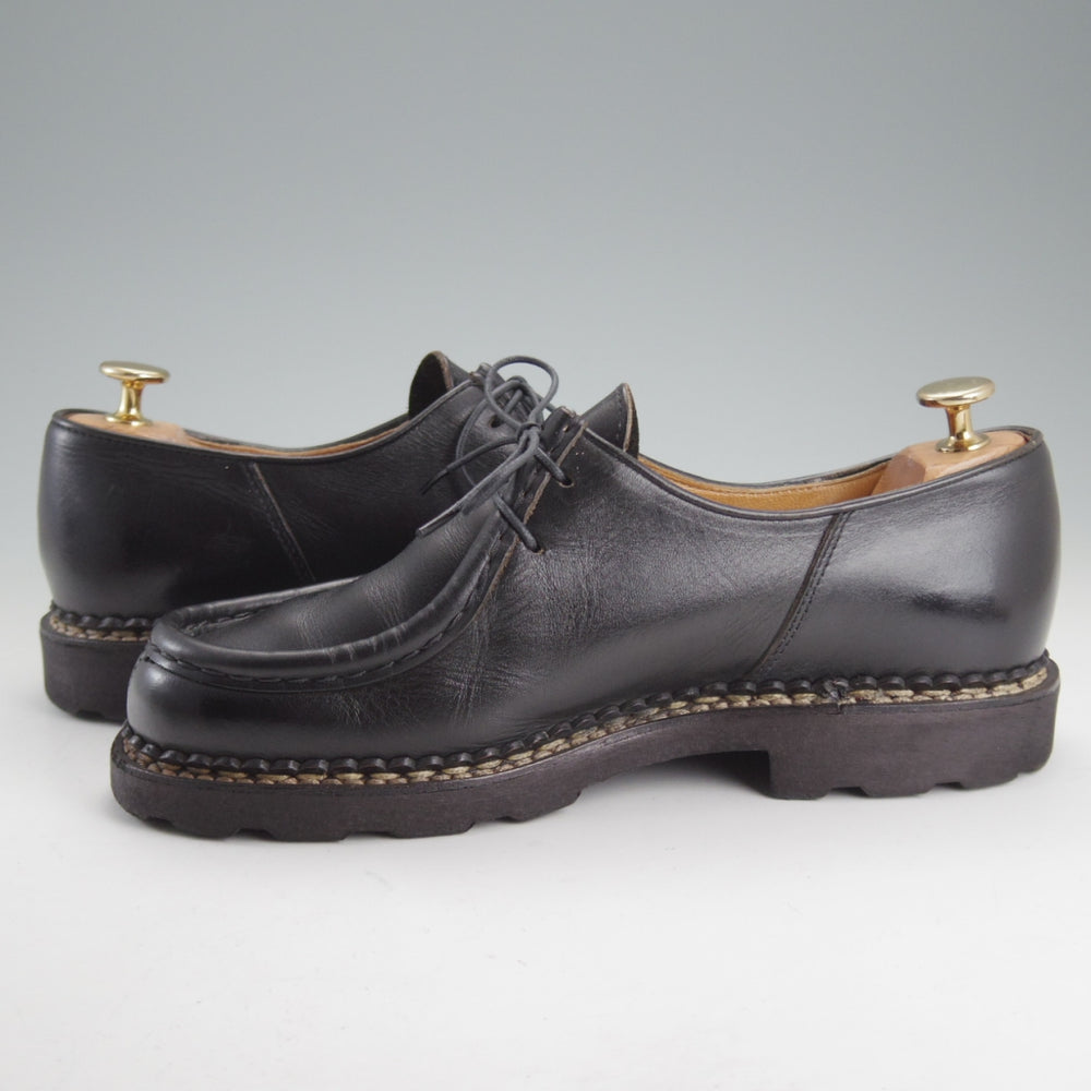 極上★パラブーツ SIZE 39.5【定価￥110,000-★ミカエル/MICHAEL】チロリアンシューズ/リスレザー/黒/メンズ/Paraboot★p329