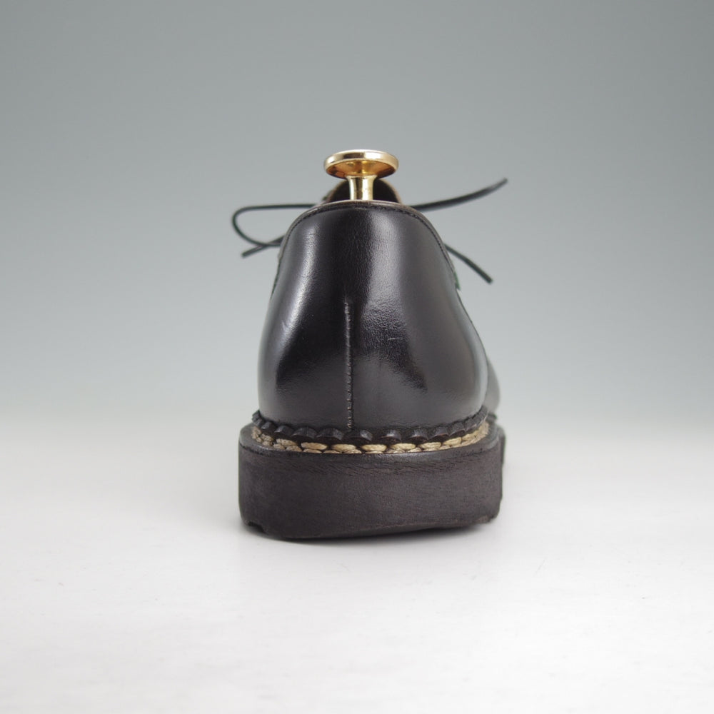 極上★パラブーツ SIZE 39.5【定価￥110,000-★ミカエル/MICHAEL】チロリアンシューズ/リスレザー/黒/メンズ/Paraboot★p329