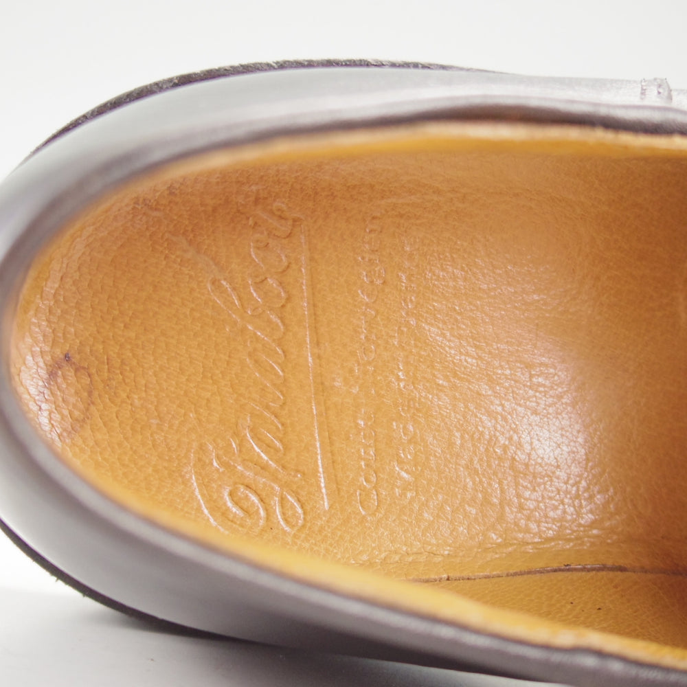 極上★パラブーツ SIZE 39.5【定価￥110,000-★ミカエル/MICHAEL】チロリアンシューズ/リスレザー/黒/メンズ/Paraboot★p329