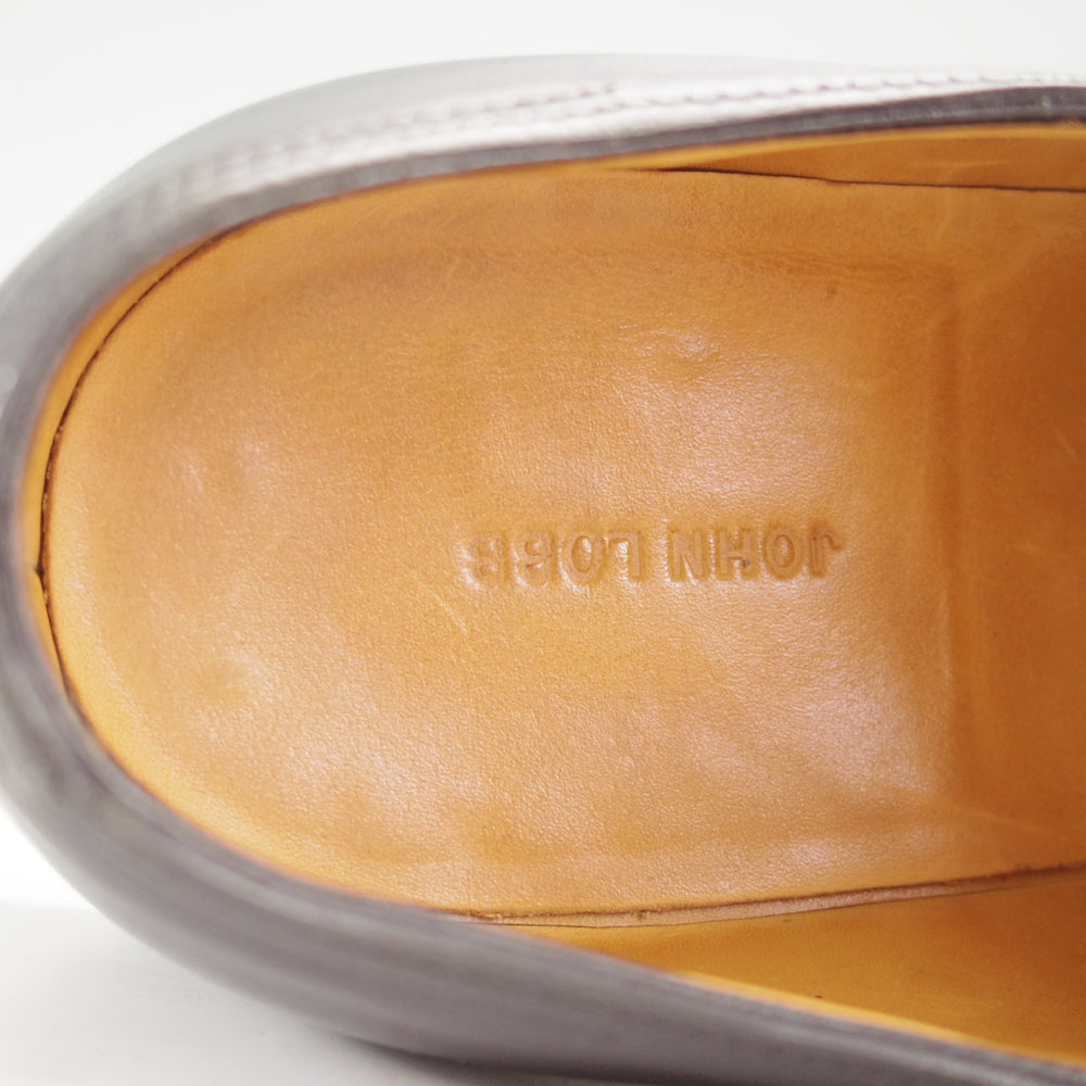 極上★ジョンロブ 7E【定価￥228,800-★アクアカーフ仕様のシティ2/CITY/7000ラスト】ストレートチップ/黒/メンズ/JOHN LOBB★o195