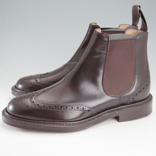 未使用★チャーチ 70F/UK7【5都市ロゴ★KETSBY/サイドゴアブーツ】103Bラスト/LIGHT EBONY/ライトエボニー/濃茶/Church's★o196