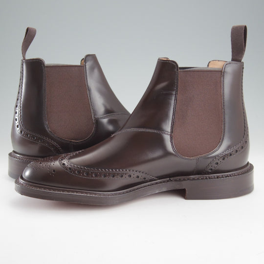 未使用★チャーチ 70F/UK7【5都市ロゴ★KETSBY/サイドゴアブーツ】103Bラスト/LIGHT EBONY/ライトエボニー/濃茶/Church's★o196