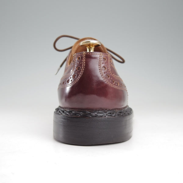 美品★(独)ハインリッヒ・ディンケラッカー SIZE 6.5【モデル定価￥193,600-★コードバン/BUDA/ブダ】赤茶/Heinrich Dinkelacker★n708