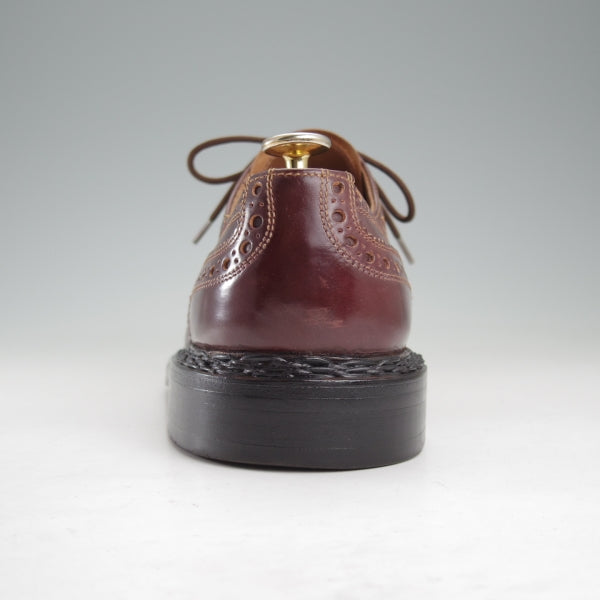 美品★(独)ハインリッヒ・ディンケラッカー SIZE 6.5【モデル定価￥193,600-★コードバン/BUDA/ブダ】赤茶/Heinrich Dinkelacker★n708