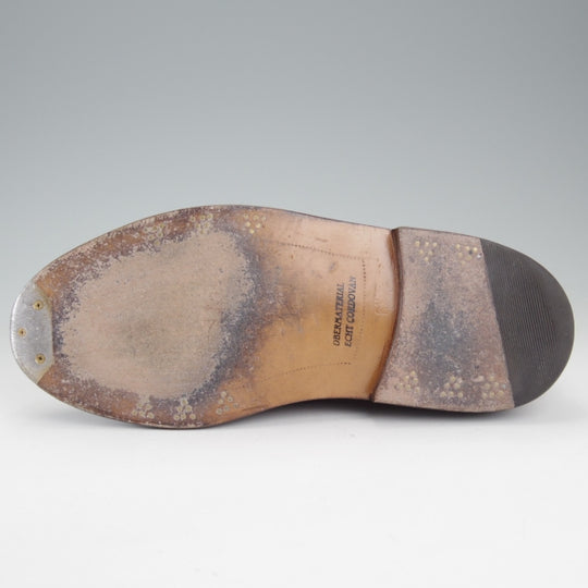 美品★(独)ハインリッヒ・ディンケラッカー SIZE 6.5【モデル定価￥193,600-★コードバン/BUDA/ブダ】赤茶/Heinrich Dinkelacker★n708