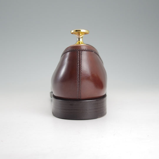 美品★エドワードグリーン 6.5E【定価￥269,500-★ピカデリー/PICCADILLY】184ラスト/コインローファー/カーフ/濃茶/EDWARD GREEN★p331