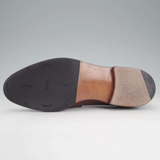 美品★エドワードグリーン 6.5E【定価￥269,500-★ピカデリー/PICCADILLY】184ラスト/コインローファー/カーフ/濃茶/EDWARD GREEN★p331