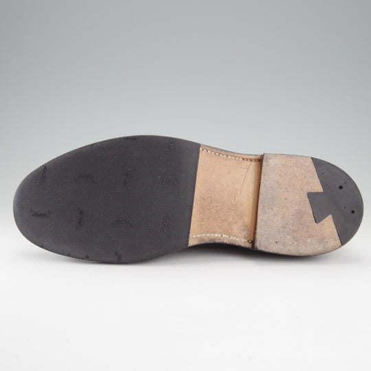 美品★オールデン 9D【定価￥220,000-★コードバン仕様/990】バリーラスト/プレーントゥ/バーガンディー/#8/赤茶/メンズ/ALDEN★o198