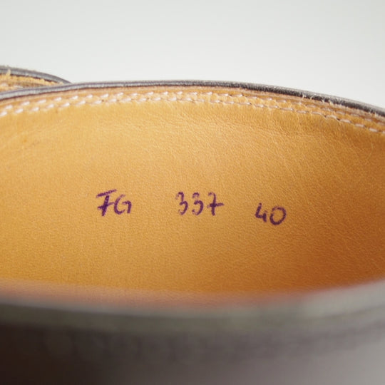 美品★(伊)F.LLIジャコメッティ SIZE 40【定価￥178,200-★ジョッパーブーツ/FG337】(仏)デュプイ社のカーフ/黒/Giacometti★n724