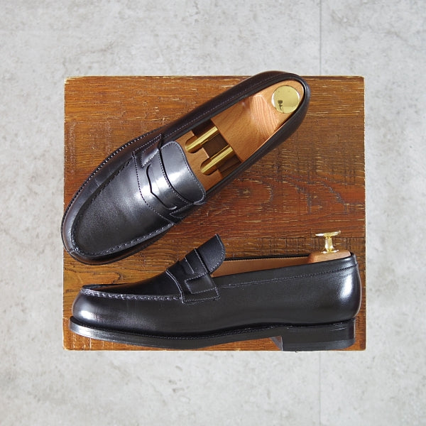 極上★J.M.ウエストン(レディース) 3C【現行定価￥156,200-★純正ツリー付/180/コインローファー】82ラスト/黒/Weston/ウェストン★n217