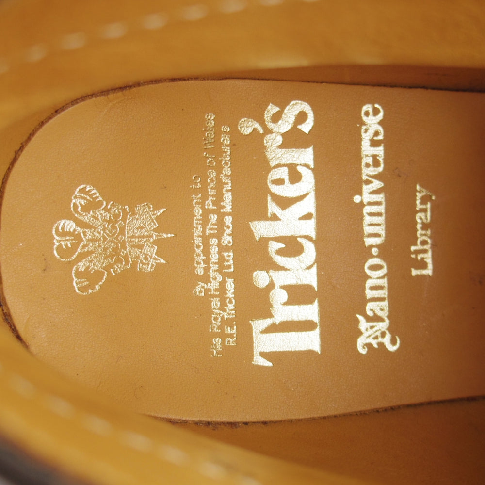 未使用★トリッカーズ SIZE 7【貴重★コードバン仕様/ダイナイトソール】M7384/チャッカブーツ/赤茶/メンズ/Tricker's★o208