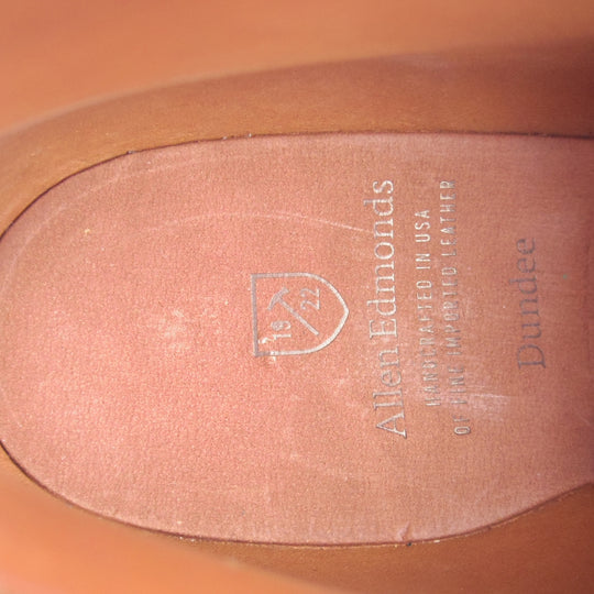 未使用★(米)アレンエドモンズ 8.5D【現行定価24万円程度★コードバン/ブラウン色/Dundee】チャッカブーツ/濃茶/ALLEN EDMONDS★o209