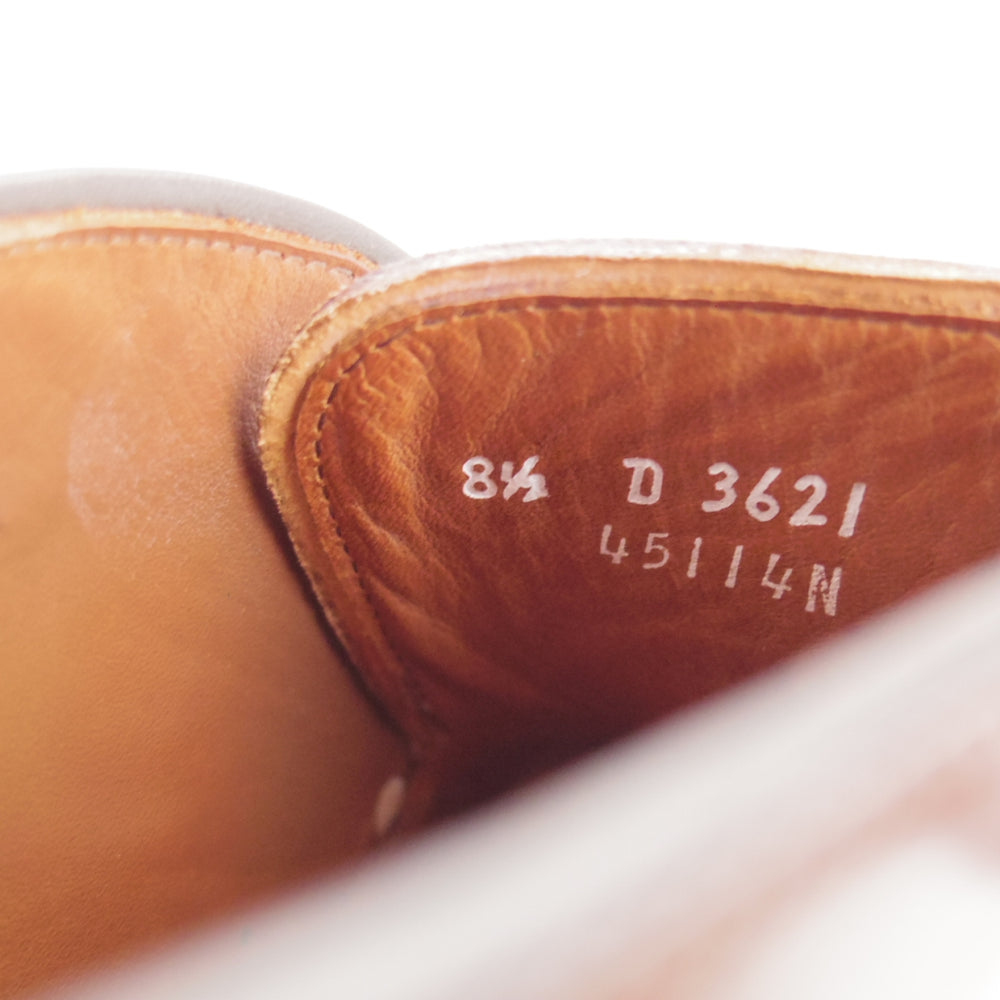 未使用★(米)アレンエドモンズ 8.5D【現行定価24万円程度★コードバン/ブラウン色/Dundee】チャッカブーツ/濃茶/ALLEN EDMONDS★o209