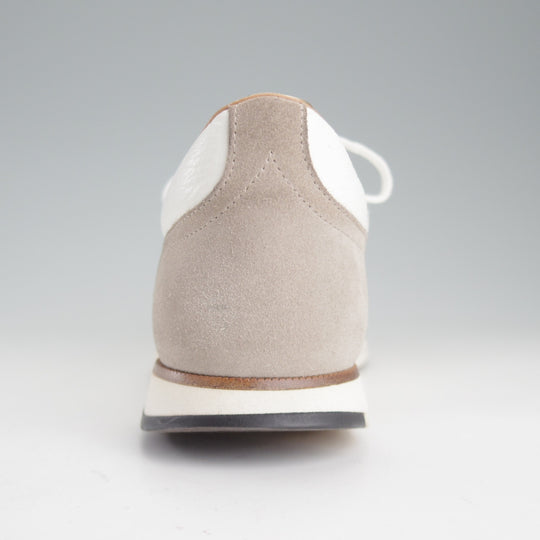美品★ジョンロブ SIZE 8【定価￥183,700-★レザースニーカー/PORTH/ポース】0216ラスト/シボ革/白/メンズ/JOHN LOBB★p335