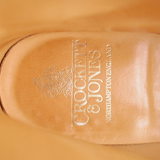 極上★クロケット&ジョーンズ 6.5E【希少★(英)J&FJ BAKER社の復刻ロシアンカーフ/RANDOR4】ブーツ/228ラスト/濃茶/Crockett&Jones★o212