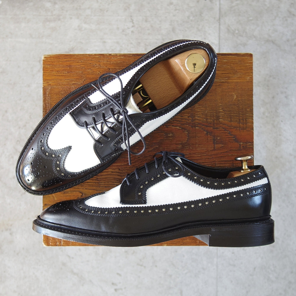 極美品★トレーディングポスト・オリジナル SIZE 6.5【モデル定価￥52,800-★スペクテイターシューズ/CASSIDY】白×黒/Trading Post★o201