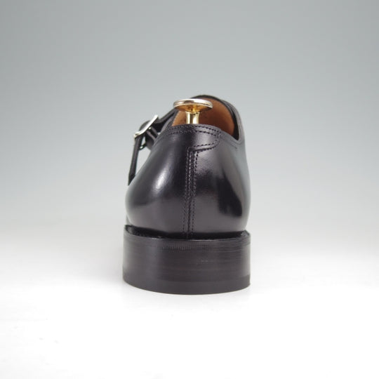 極美品★ジョンロブ 6E【定価￥251,900-★WILLIAM/ウィリアム】9795ラスト/ダブルモンク/カーフ/黒/メンズ/JOHN LOBB★n212