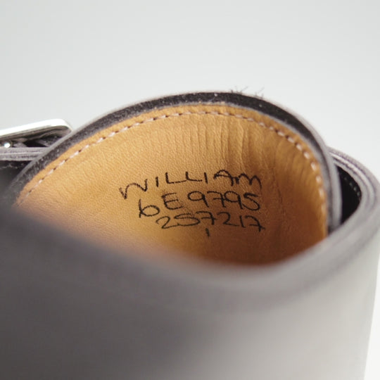 極美品★ジョンロブ 6E【定価￥251,900-★WILLIAM/ウィリアム】9795ラスト/ダブルモンク/カーフ/黒/メンズ/JOHN LOBB★n212