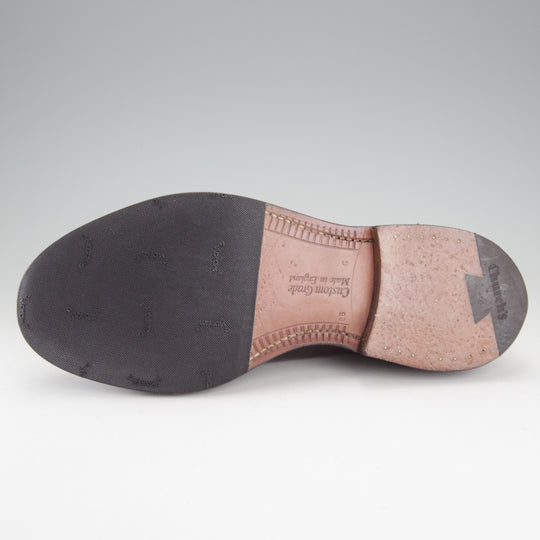 極美品★チャーチ 65G/UK6.5【貴重★コードバン仕様/SHANNON/シャノン】103ラスト/プレーントゥ/CRUP/赤茶/メンズ/Church's★o199